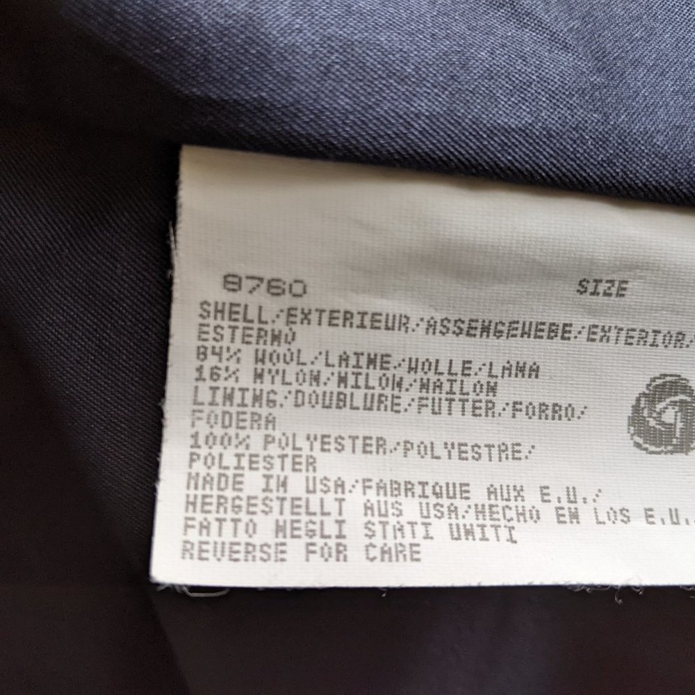 Woolrich Women's (M) Wool Blend Shawl Collar Aztec Pattern Coat - Made in USA - Picture 7 of 7